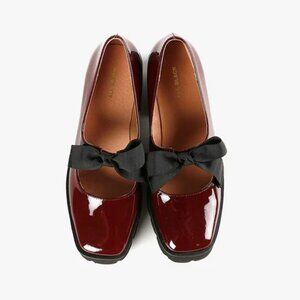 ALL BLACK Footwear Tap & Lugg Platform Wine SIZE 38